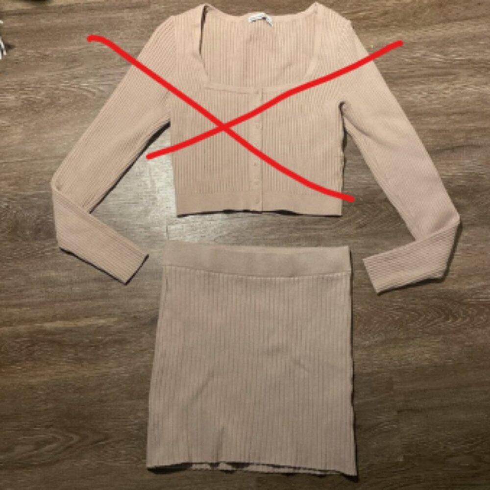 Ribbed Abercrombie & Fitch SKIRT ONLY !